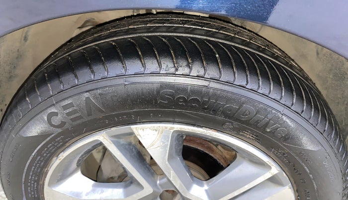 2022 Tata TIGOR XZ PLUS PETROL, Petrol, Manual, 24,977 km, Left Front Tyre Tread