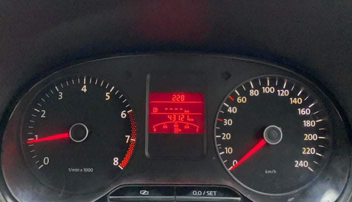 2012 Volkswagen Polo TRENDLINE 1.2L PETROL, Petrol, Manual, 43,121 km, Odometer Image