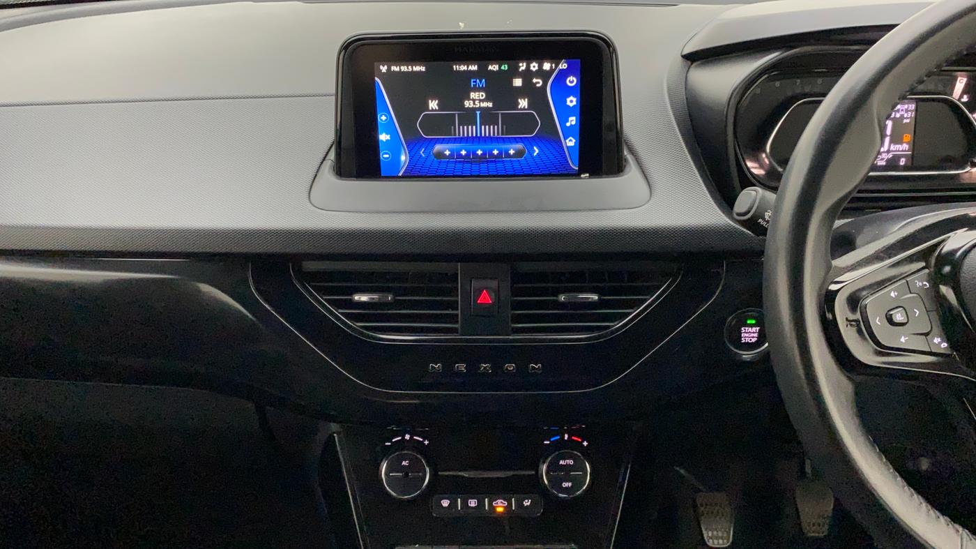 2022 Tata NEXON XZ PLUS (PREMIUM) DARK EDITION PETROL, Petrol, Manual, 24,386 km, Air Conditioner