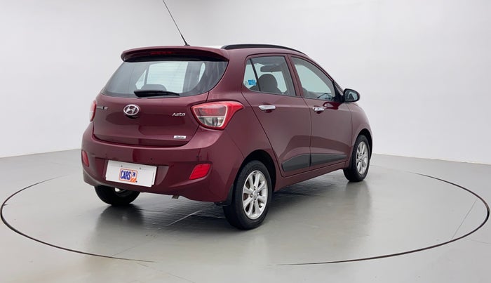 2015 Hyundai Grand i10 ASTA AT 1.2 KAPPA VTVT, Petrol, Automatic, 10,749 km, Right Back Diagonal (45- Degree) View