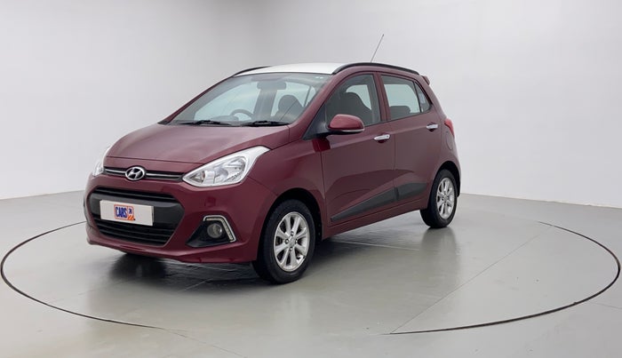 2015 Hyundai Grand i10 ASTA AT 1.2 KAPPA VTVT, Petrol, Automatic, 10,749 km, Left Front Diagonal (45- Degree) View
