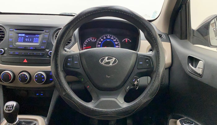 2015 Hyundai Grand i10 SPORTZ 1.2 KAPPA VTVT, Petrol, Manual, 94,090 km, Steering Wheel Close Up