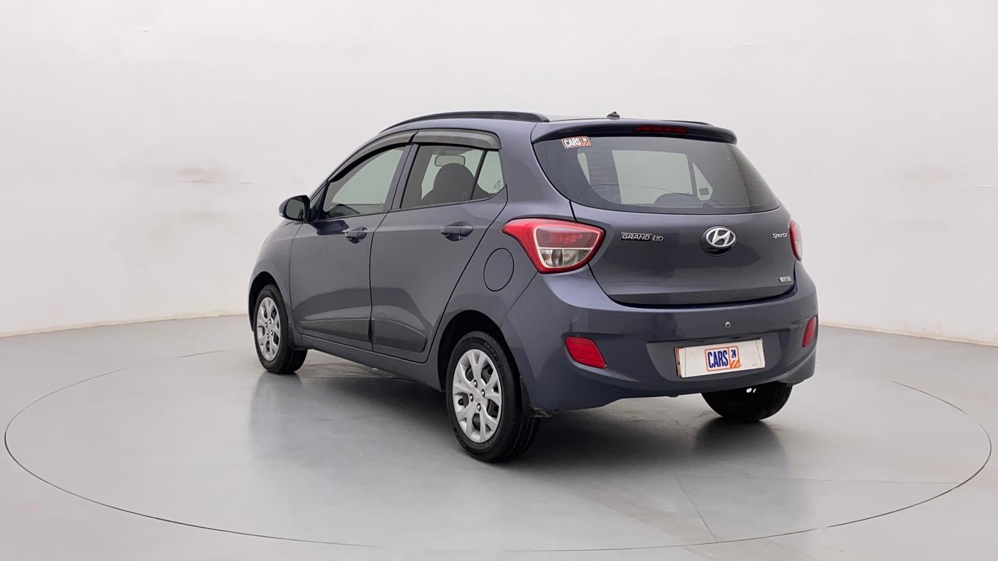 2015 Hyundai Grand i10 SPORTZ 1.2 KAPPA VTVT, Petrol, Manual, 94,090 km, Left Back Diagonal