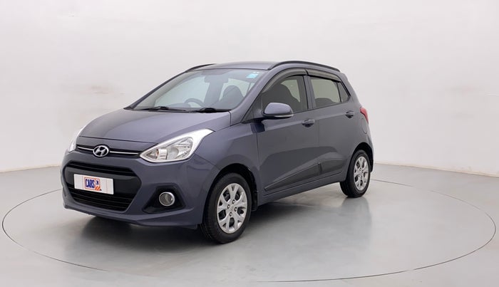 2015 Hyundai Grand i10 SPORTZ 1.2 KAPPA VTVT, Petrol, Manual, 94,090 km, Left Front Diagonal