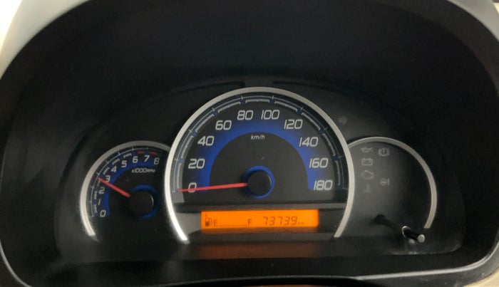 2017 Maruti Wagon R 1.0 VXI, Petrol, Manual, 73,694 km, Odometer Image
