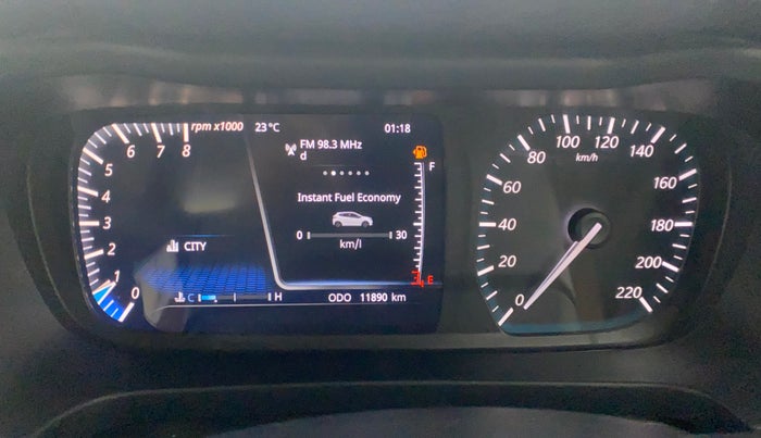 2021 Tata ALTROZ XZ PETROL, Petrol, Manual, 11,851 km, Odometer Image