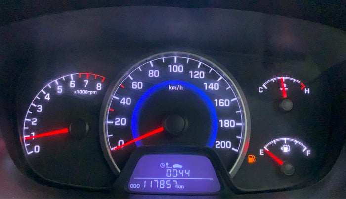 2013 Hyundai Grand i10 ASTA (O) 1.2 KAPPA VTVT, Petrol, Manual, 1,17,857 km, Odometer Image