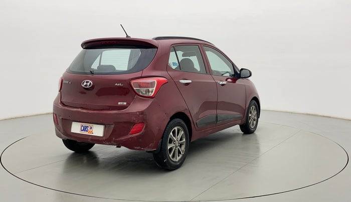 2013 Hyundai Grand i10 ASTA (O) 1.2 KAPPA VTVT, Petrol, Manual, 1,17,857 km, Right Back Diagonal