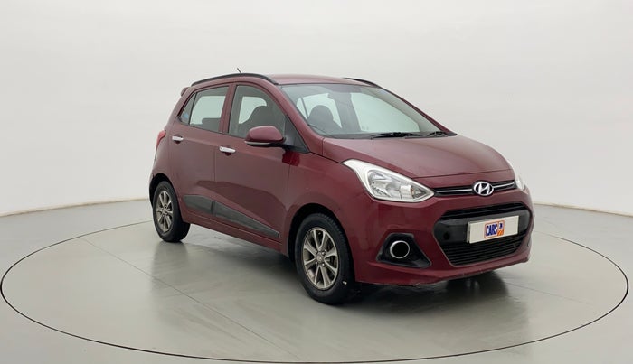 2013 Hyundai Grand i10 ASTA (O) 1.2 KAPPA VTVT, Petrol, Manual, 1,17,857 km, Right Front Diagonal