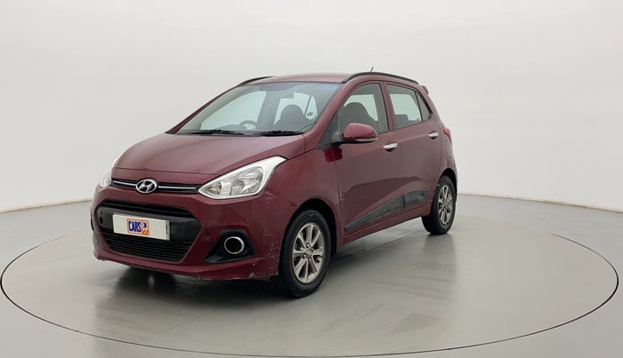 2013 Hyundai Grand i10 ASTA (O) 1.2 KAPPA VTVT, Petrol, Manual, 1,17,857 km, Left Front Diagonal