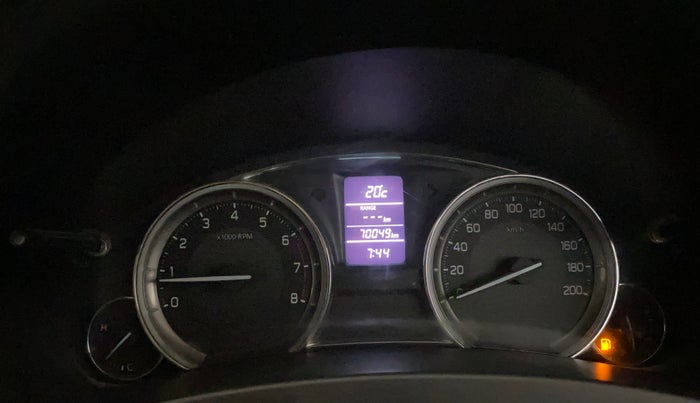 2016 Maruti Ciaz VXI+, Petrol, Manual, 70,040 km, Odometer Image