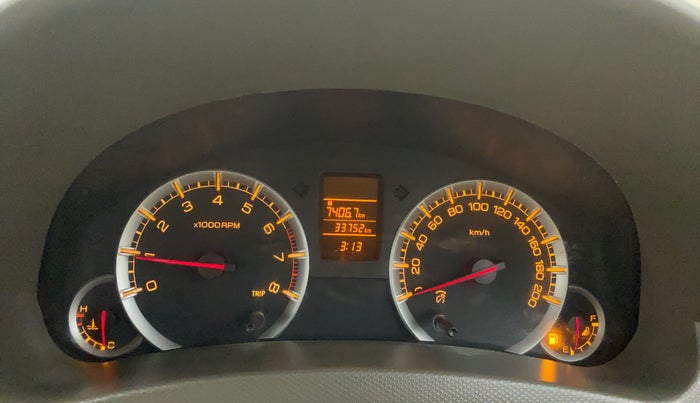 2013 Maruti Ertiga VXI, Petrol, Manual, 33,752 km, Odometer Image