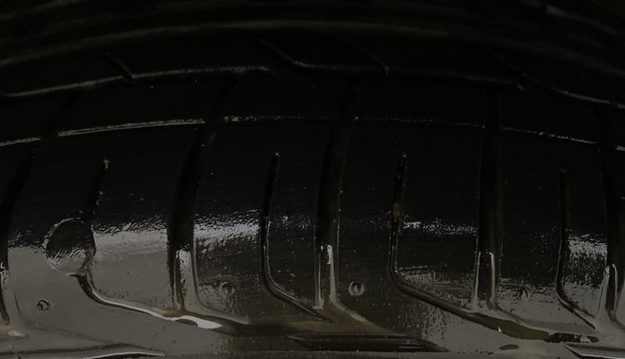 2022 Tata NEXON XZA PLUS (O) PETROL DUAL TONE, Petrol, Automatic, 41,201 km, Left Front Tyre Tread