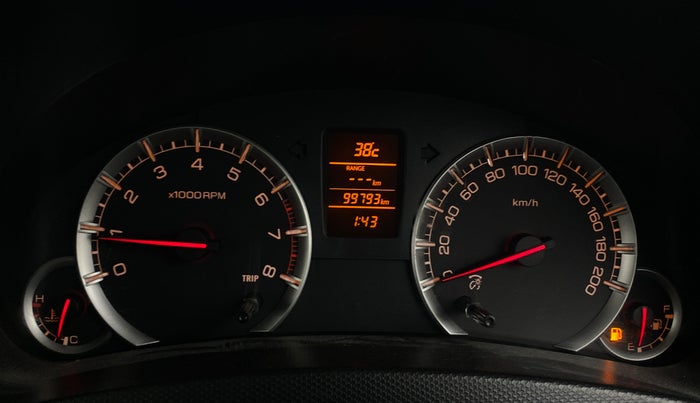 2016 Maruti Swift ZXI, Petrol, Manual, 99,786 km, Odometer Image