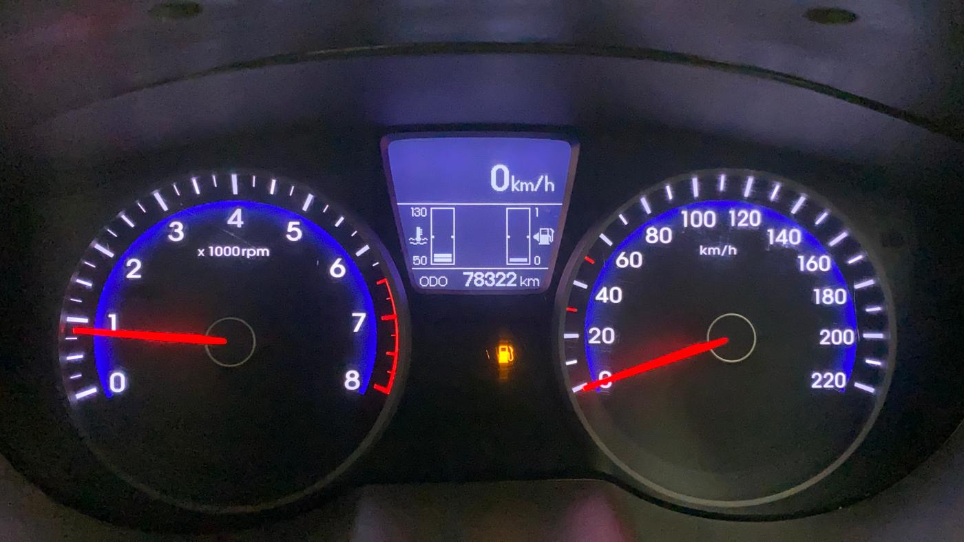 2013 Hyundai i20 ASTA 1.2, Petrol, Manual, 78,316 km, Odometer Image