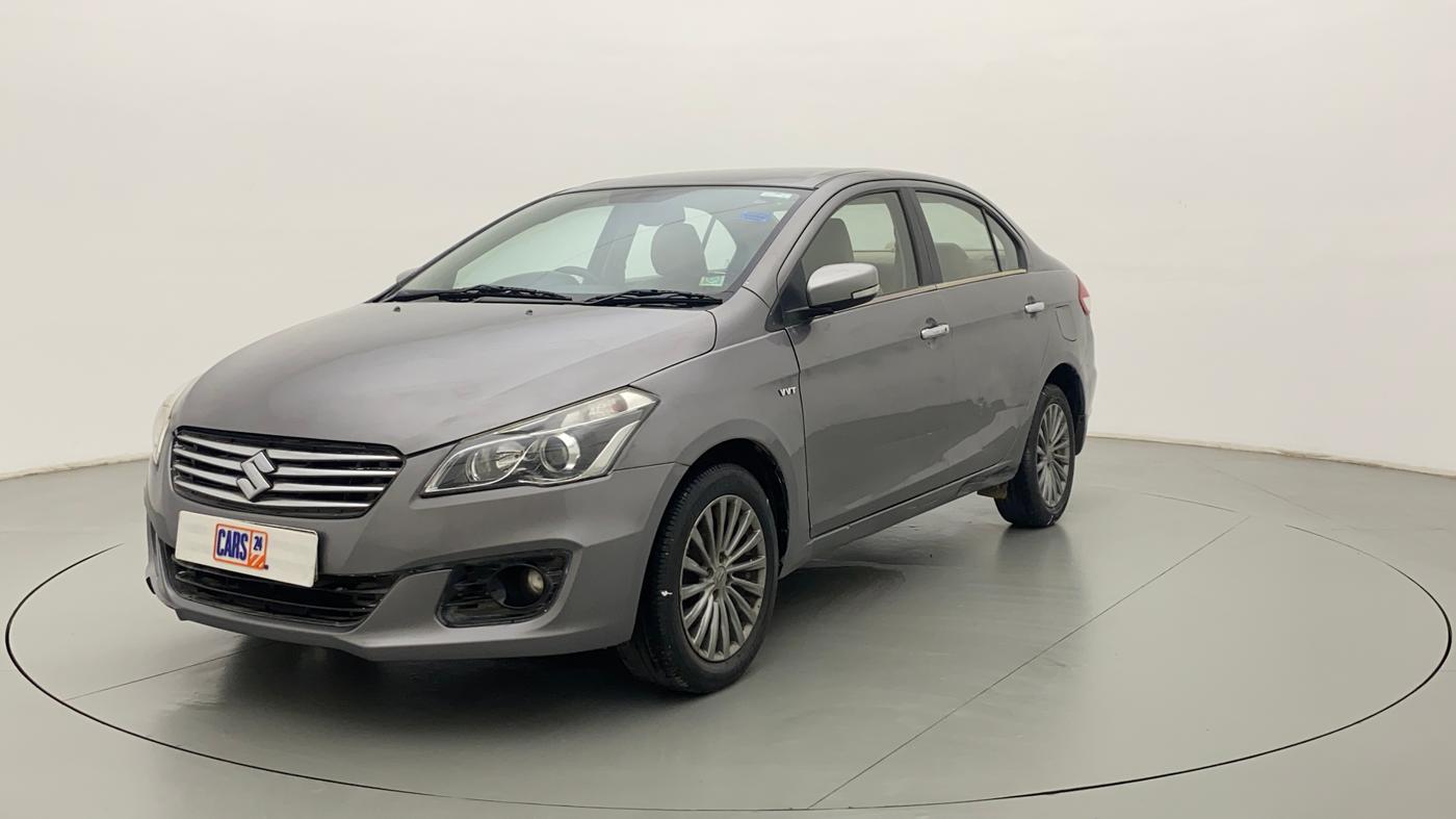 2016 Maruti Ciaz ZXI+, Petrol, Manual, 75,603 km, Left Front Diagonal