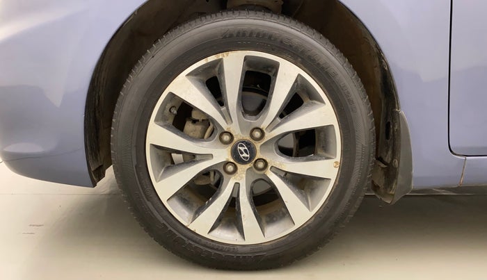 2014 Hyundai Verna FLUIDIC 1.6 VTVT SX, Petrol, Manual, 77,448 km, Left Front Wheel