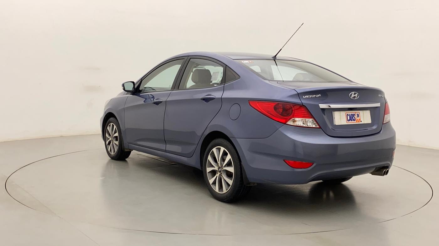 2014 Hyundai Verna FLUIDIC 1.6 VTVT SX, Petrol, Manual, 77,448 km, Left Back Diagonal