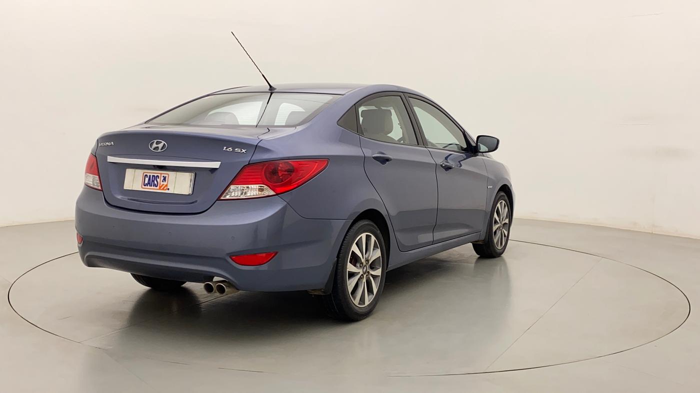 2014 Hyundai Verna FLUIDIC 1.6 VTVT SX, Petrol, Manual, 77,448 km, Right Back Diagonal