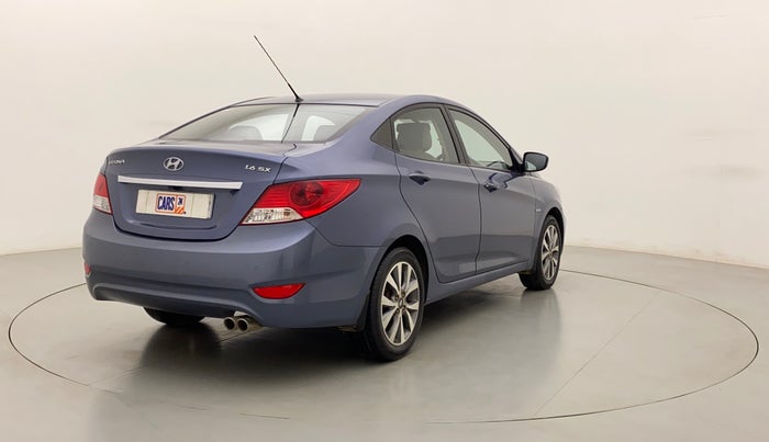 2014 Hyundai Verna FLUIDIC 1.6 VTVT SX, Petrol, Manual, 77,448 km, Right Back Diagonal