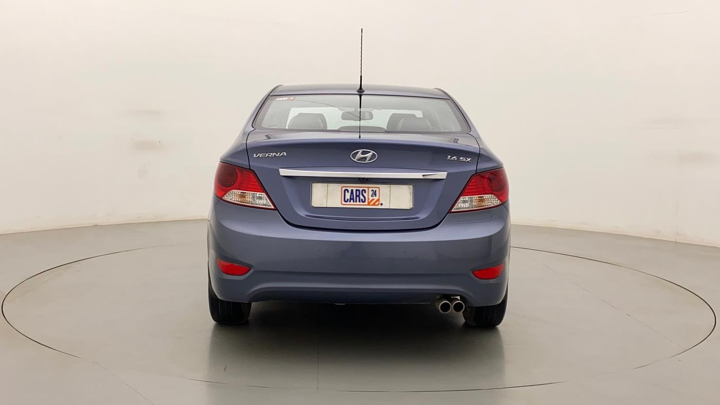 2014 Hyundai Verna FLUIDIC 1.6 VTVT SX, Petrol, Manual, 77,448 km, Back/Rear