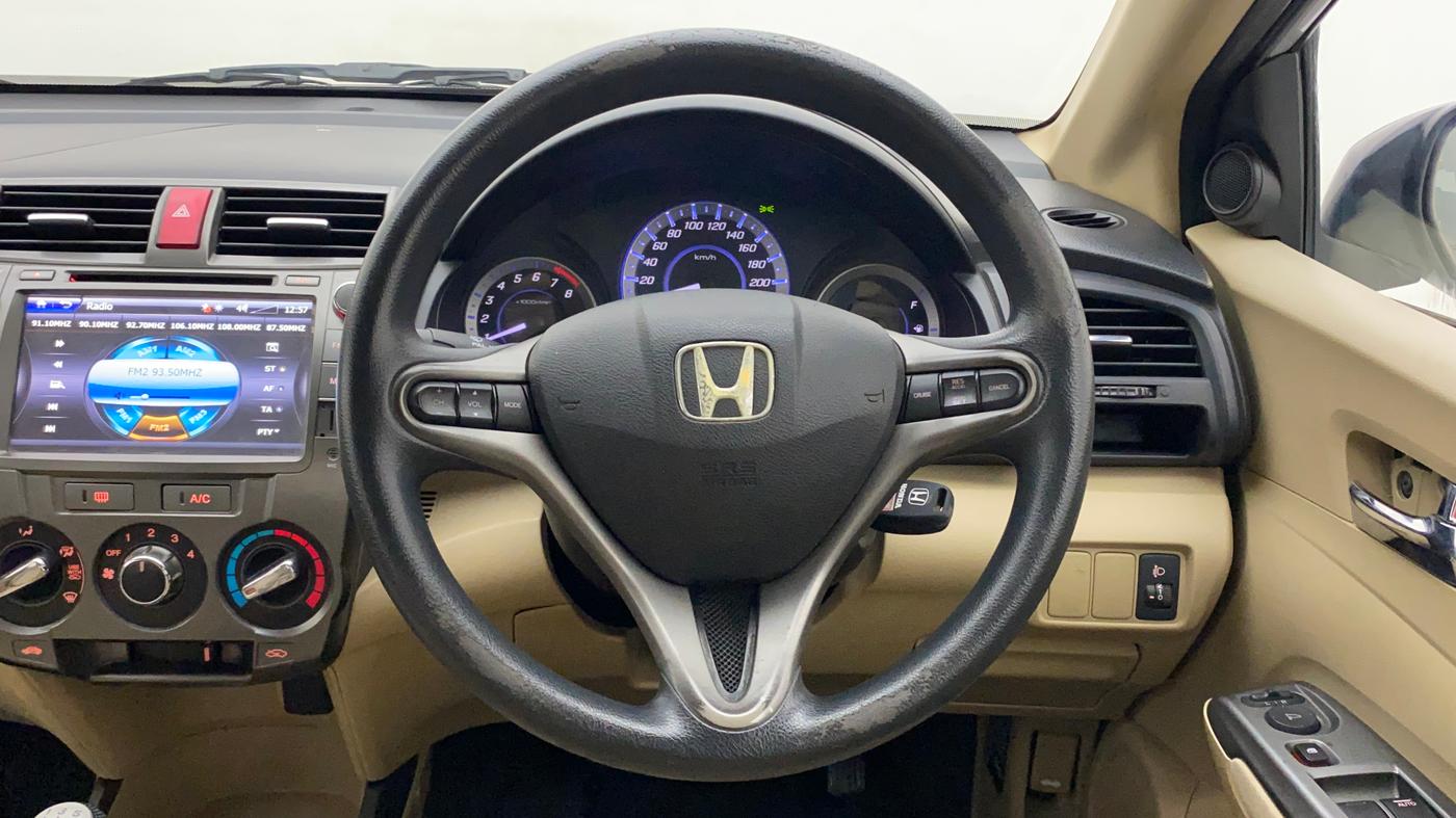 2013 Honda City 1.5L I-VTEC V MT, Petrol, Manual, 1,04,308 km, Steering Wheel Close Up