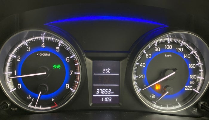 2018 Maruti Baleno DELTA 1.2 K12, Petrol, Manual, 37,747 km, Odometer Image