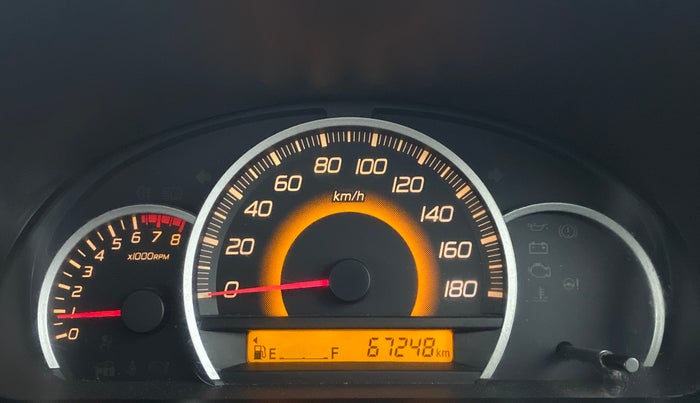 2013 Maruti Wagon R 1.0 VXI, Petrol, Manual, 67,293 km, Odometer Image