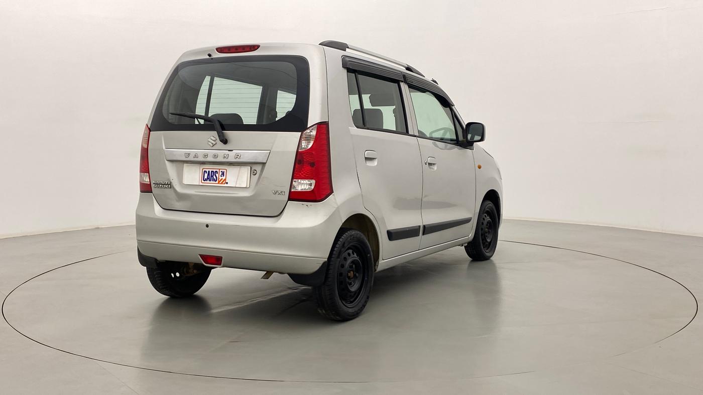 2013 Maruti Wagon R 1.0 VXI, Petrol, Manual, 67,293 km, Right Back Diagonal