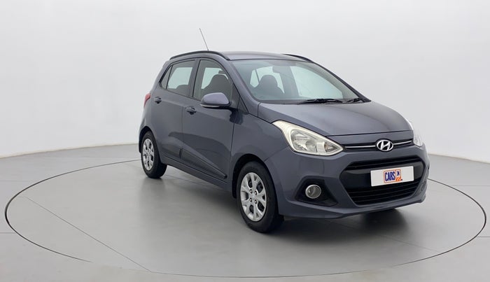 2015 Hyundai Grand i10 SPORTZ 1.2 KAPPA VTVT, Petrol, Manual, 1,00,173 km, Right Front Diagonal