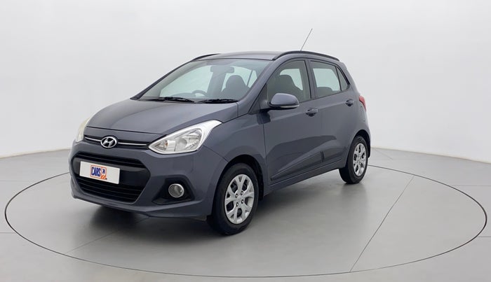 2015 Hyundai Grand i10 SPORTZ 1.2 KAPPA VTVT, Petrol, Manual, 1,00,173 km, Left Front Diagonal