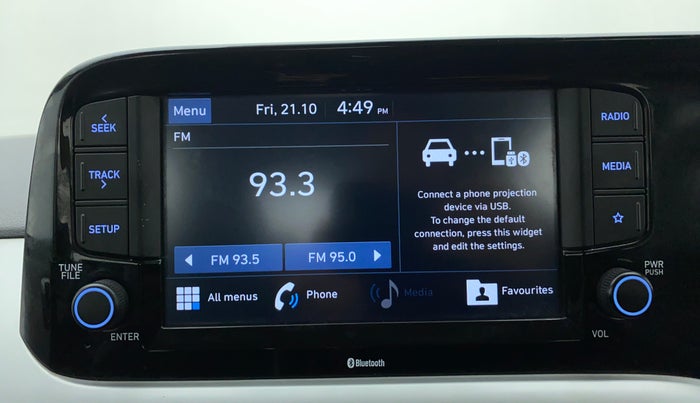 2020 Hyundai GRAND I10 NIOS SPORTZ PETROL, Petrol, Manual, 45,117 km, Infotainment System
