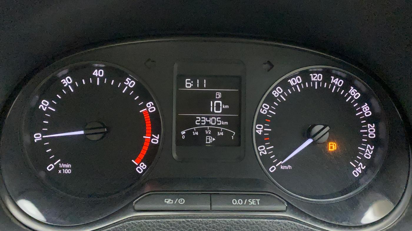 2021 Skoda Rapid AMBITION TSI, Petrol, Manual, 23,405 km, Odometer Image