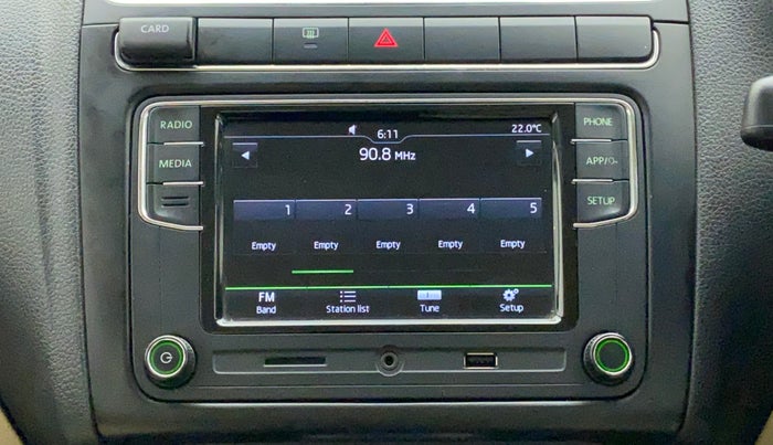 2021 Skoda Rapid AMBITION TSI, Petrol, Manual, 23,405 km, Infotainment System