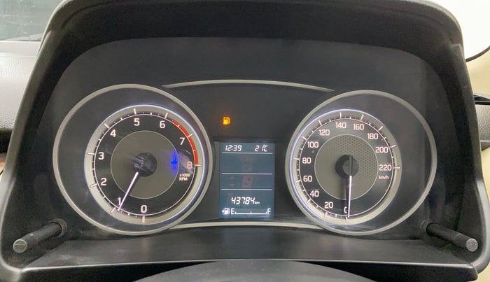 2017 Maruti Dzire ZXI PLUS, Petrol, Manual, 43,814 km, Odometer Image