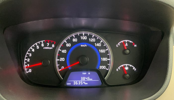 2017 Hyundai Grand i10 SPORTZ 1.2 KAPPA VTVT, Petrol, Manual, 36,339 km, Odometer Image