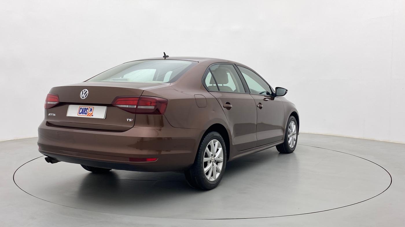 2016 Volkswagen Jetta COMFORTLINE 1.4 TSI MT, Petrol, Manual, 17,105 km, Right Back Diagonal