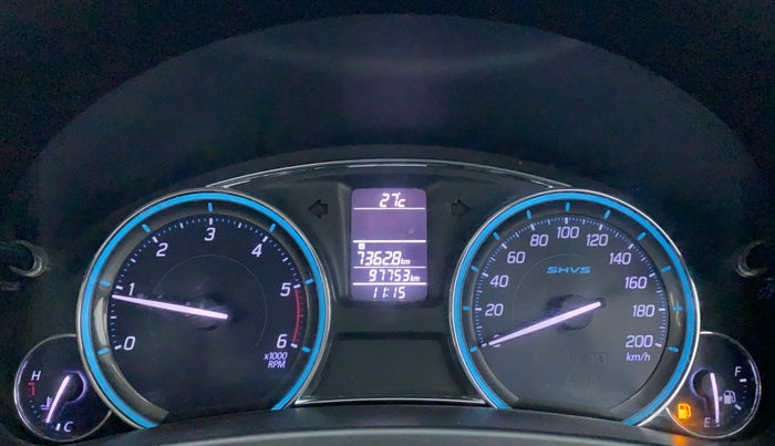 2017 Maruti Ciaz VDI+ SHVS, Diesel, Manual, 98,024 km, Odometer Image