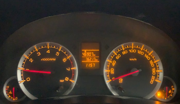 2013 Maruti Swift VXI, Petrol, Manual, 76,217 km, Odometer Image