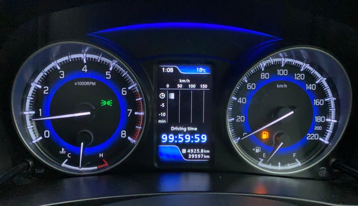 2017 Maruti Baleno ZETA PETROL 1.2, Petrol, Manual, 39,597 km, Odometer Image