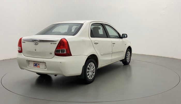 2011 Toyota Etios G, Petrol, Manual, 21,963 km, Right Back Diagonal