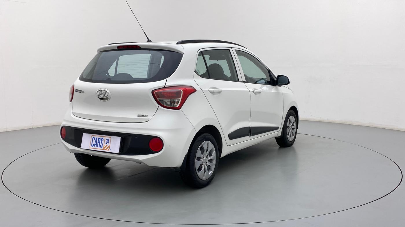 2017 Hyundai Grand i10 SPORTZ (O) 1.2 U2 CRDI, Diesel, Manual, 79,484 km, Right Back Diagonal