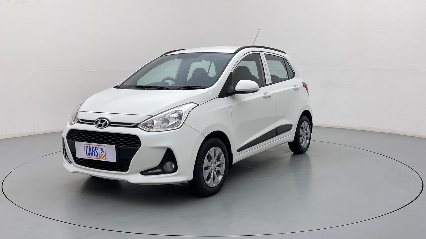2017 Hyundai Grand i10 SPORTZ (O) 1.2 U2 CRDI, Diesel, Manual, 79,484 km, Left Front Diagonal