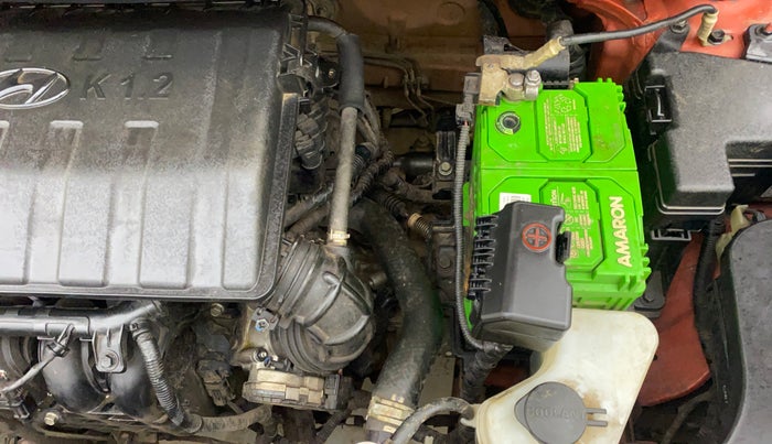 2017 Hyundai Grand i10 SPORTZ 1.2 KAPPA VTVT, Petrol, Manual, 1,43,469 km, Engine View - Left