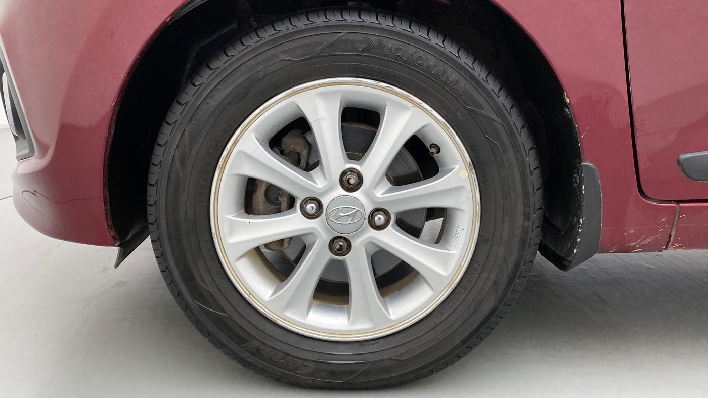 2015 Hyundai Grand i10 ASTA AT 1.2 KAPPA VTVT, Petrol, Automatic, 81,360 km, Left Front Wheel