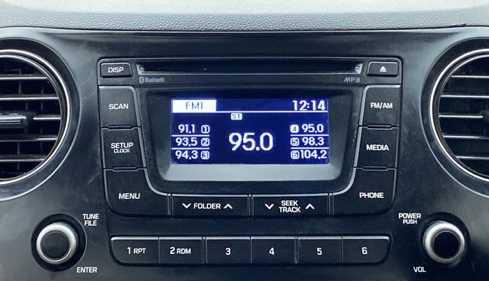 2015 Hyundai Grand i10 ASTA AT 1.2 KAPPA VTVT, Petrol, Automatic, 81,360 km, Infotainment System