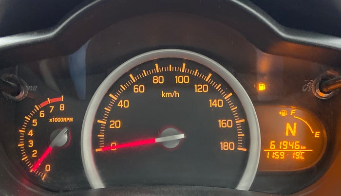 2016 Maruti Celerio VXI AMT (O), Petrol, Automatic, 61,944 km, Odometer Image