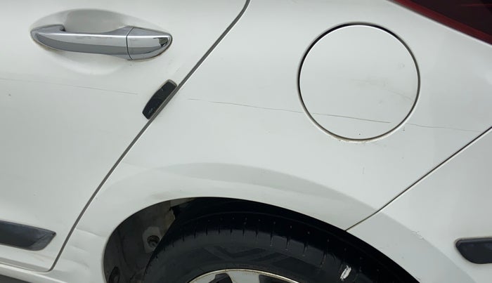 2017 Hyundai Elite i20 ASTA 1.2 (O), Petrol, Manual, 40,212 km, Left quarter panel - Minor scratches