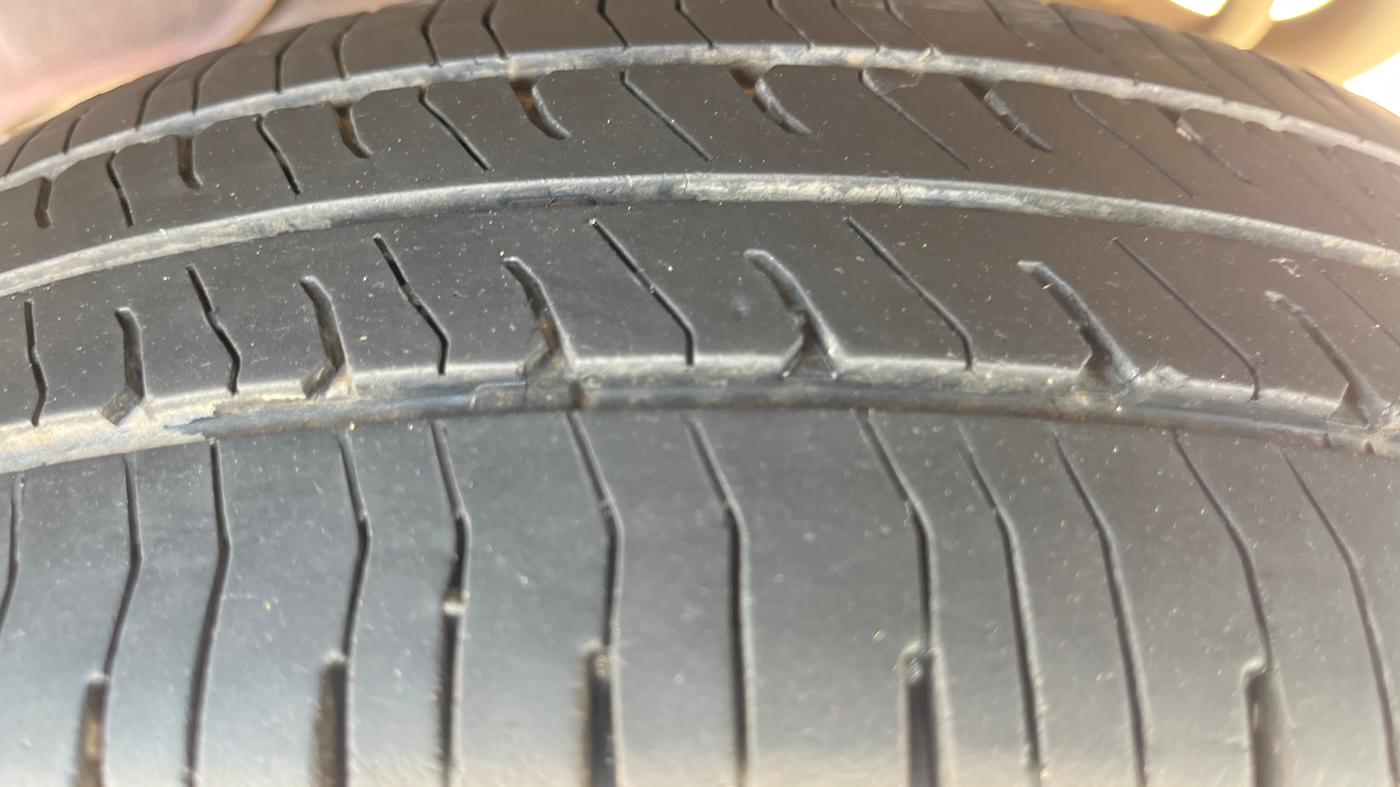 2015 Datsun Go T, Petrol, Manual, 62,942 km, Left Rear Tyre Tread