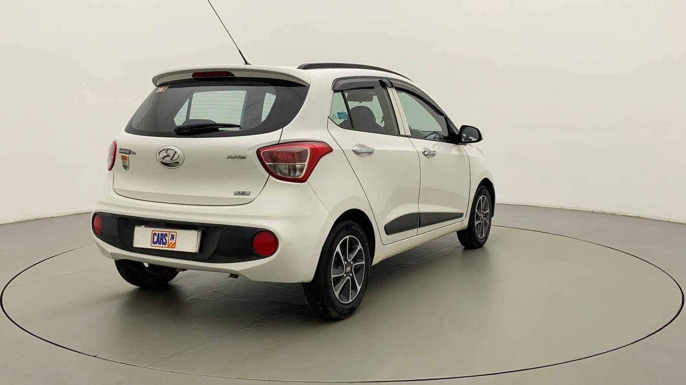 2017 Hyundai Grand i10 ASTA 1.2 KAPPA VTVT, Petrol, Manual, 64,605 km, Right Back Diagonal